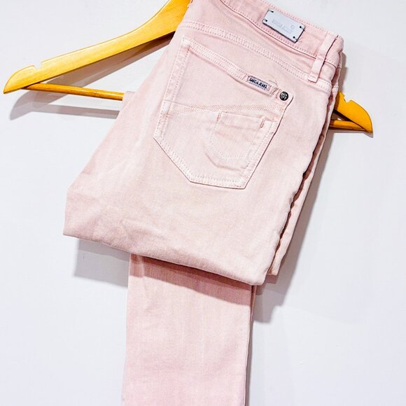 GARCIA Pink Distressed Cropped Skinny Jeans | Low Rise Denim | Size 28 x 28 * - Picture 11 of 13